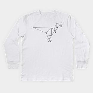 Baby T-rex Kids Long Sleeve T-Shirt